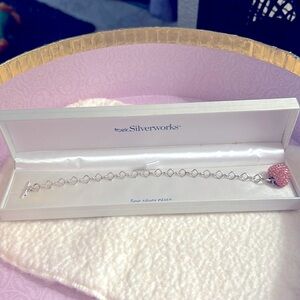 Belks silver Works bracelet